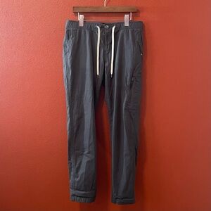 Vuori Men’s The Ripstop Climber‎ DuraTerra Slim Fit Cotton Training Gray Pants